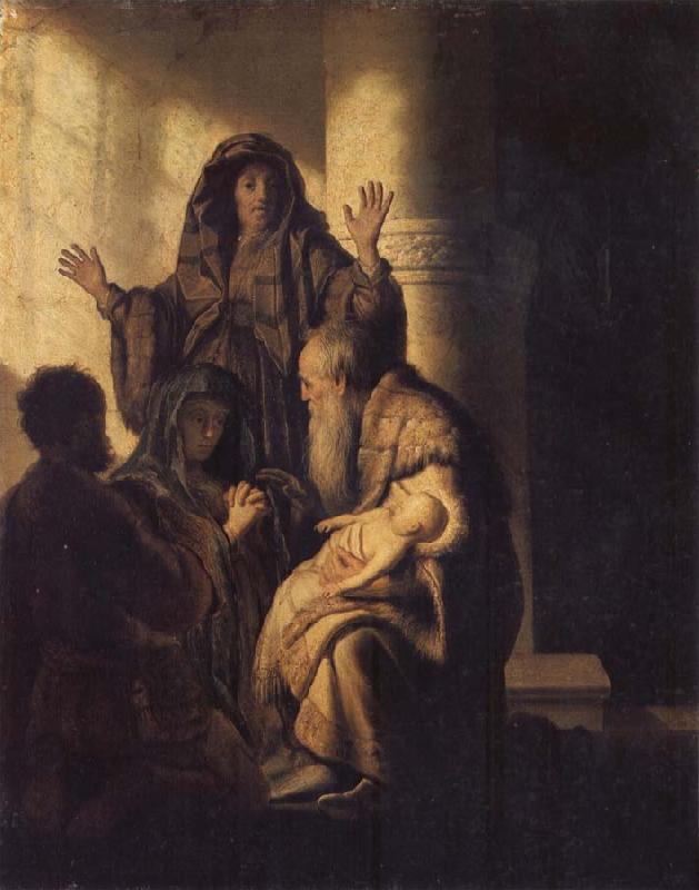 REMBRANDT Harmenszoon van Rijn The Presentation of Jesus in the Temple oil painting image